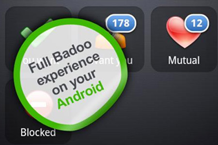 Aplicacion de Badoo para Android